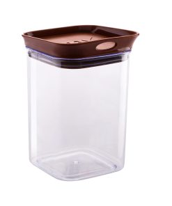 مرطبان وودي مربع قابل للتكديس (1500 مل)