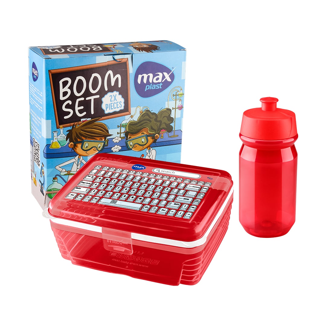 طقم بوم لانش بوكس+ زجاجة مياه - الصورة 3