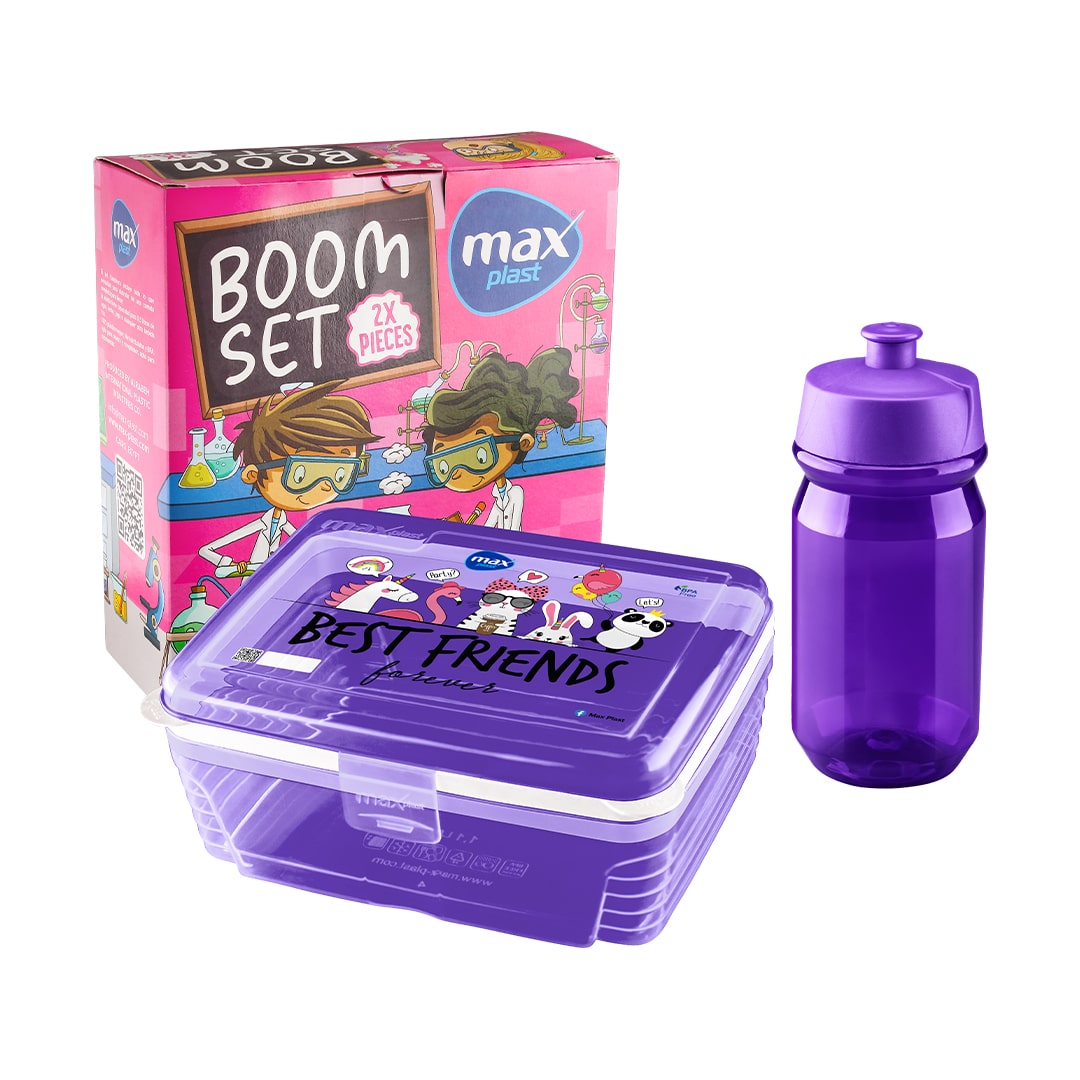 طقم بوم لانش بوكس+ زجاجة مياه - الصورة 7