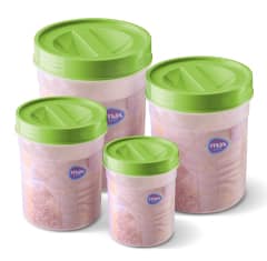 طقم توابل رباعي شفاف