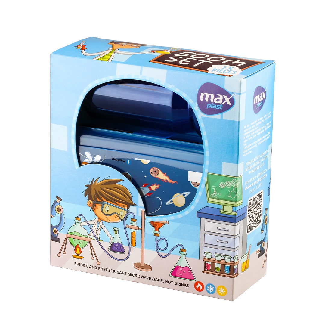 طقم بوم لانش بوكس+ زجاجة مياه - الصورة 8