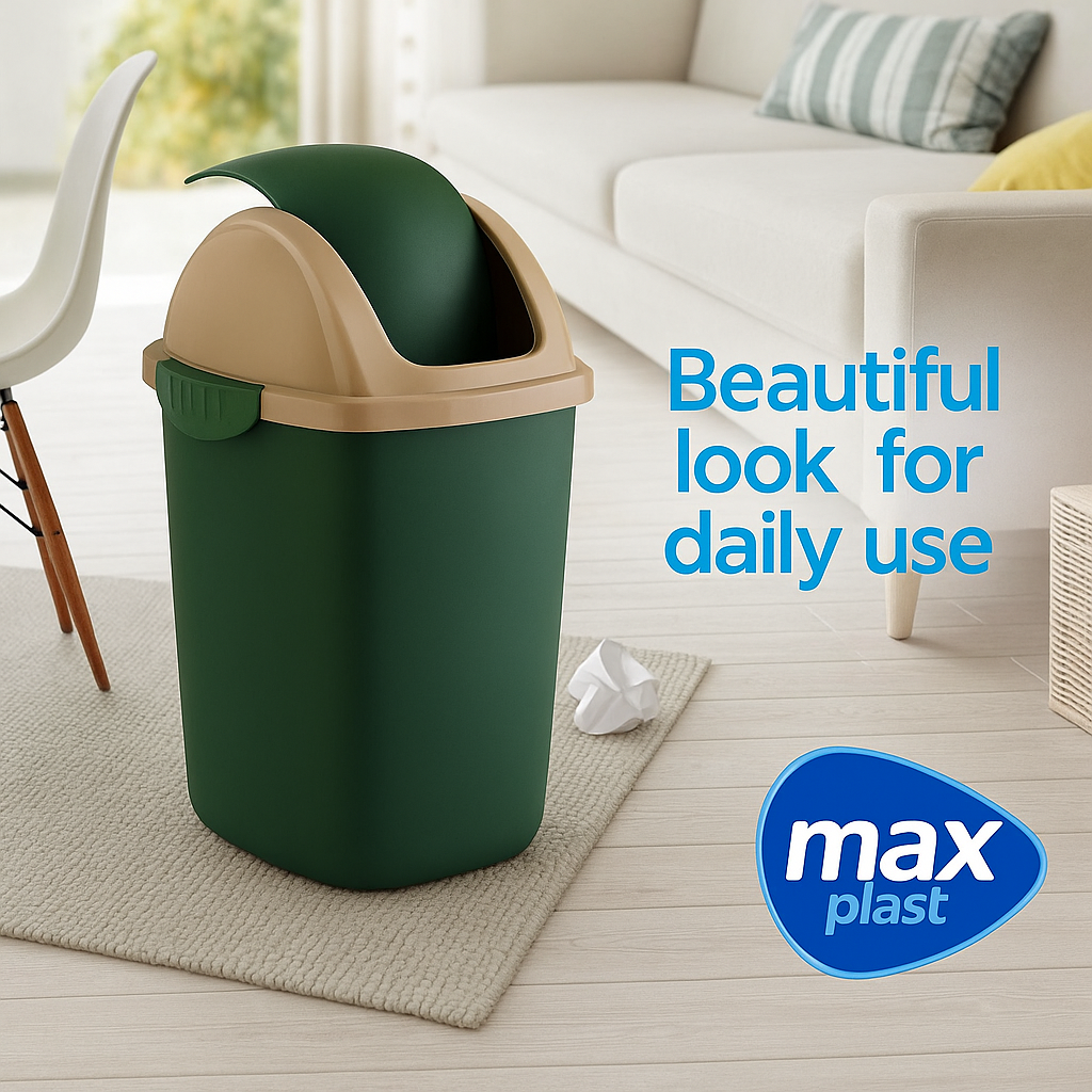 سلة مهملات بيضاوية 7لتر - الصورة 2