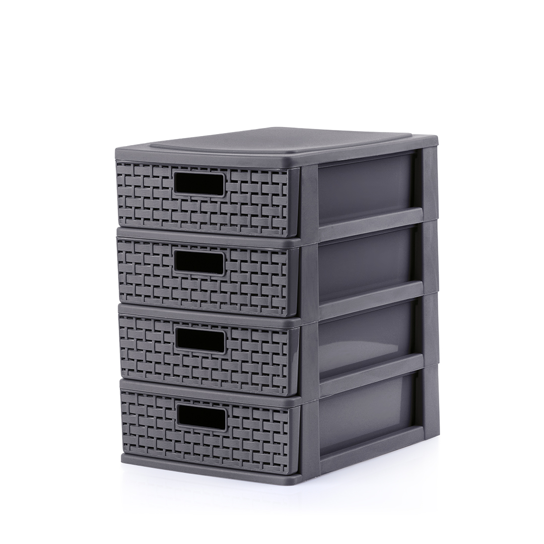 أدراج راتان 4 طبقات - الصورة 2