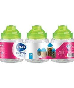 برطمان راتان 3 قطع سعة 360 مل