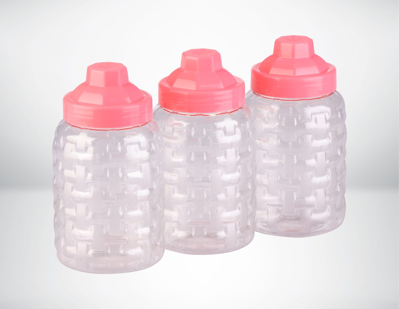 برطمان راتان 3 قطع سعة 540 مل - الصورة 4