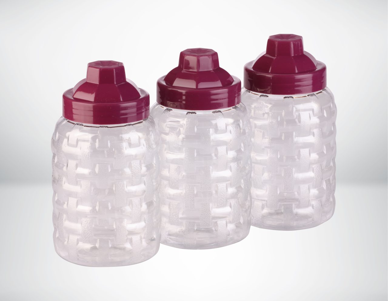 برطمان راتان 3 قطع سعة 540 مل - الصورة 5