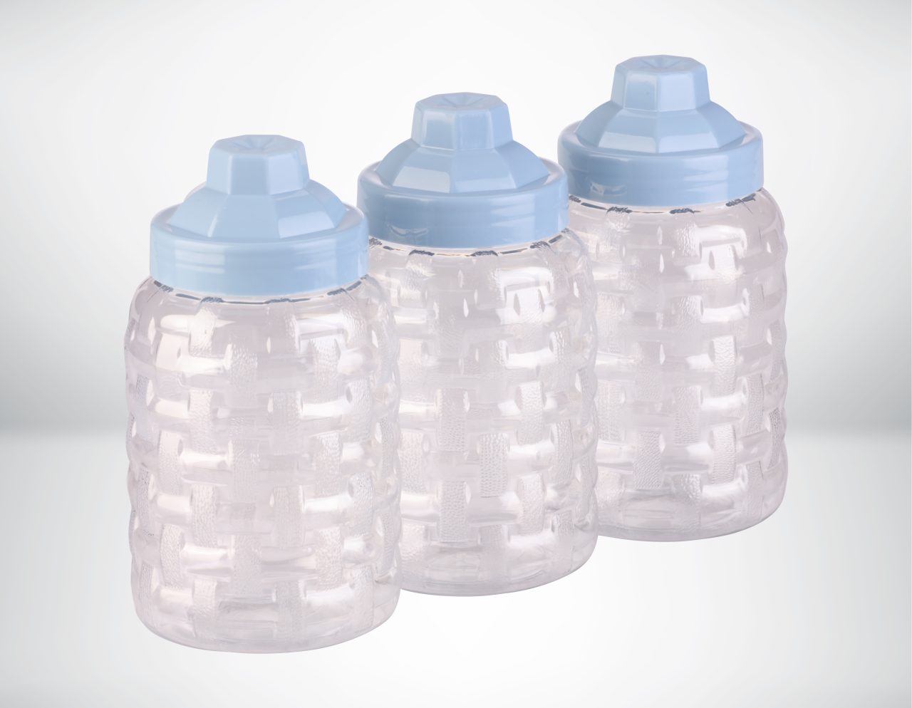 برطمان راتان 3 قطع سعة 540 مل - الصورة 3