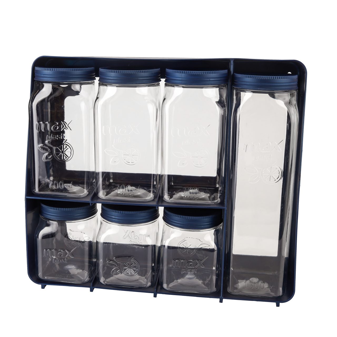 طقم برطمانات توابل مع حامل - الصورة 3