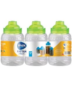 برطمان راتان 3 قطع سعة 540 مل