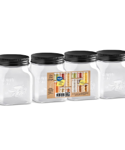 (400ml*4 ) طقم توب جار