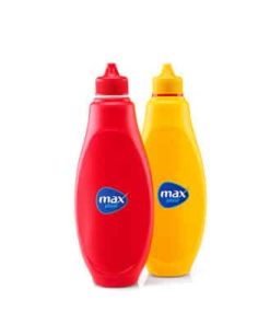 زجاجات كاتشاب ثلاثي صغيرة